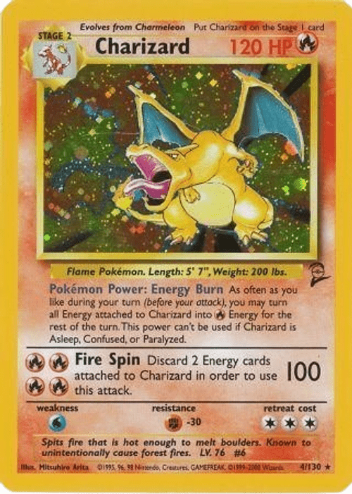 Charizard - 4/130  - Holo Rare